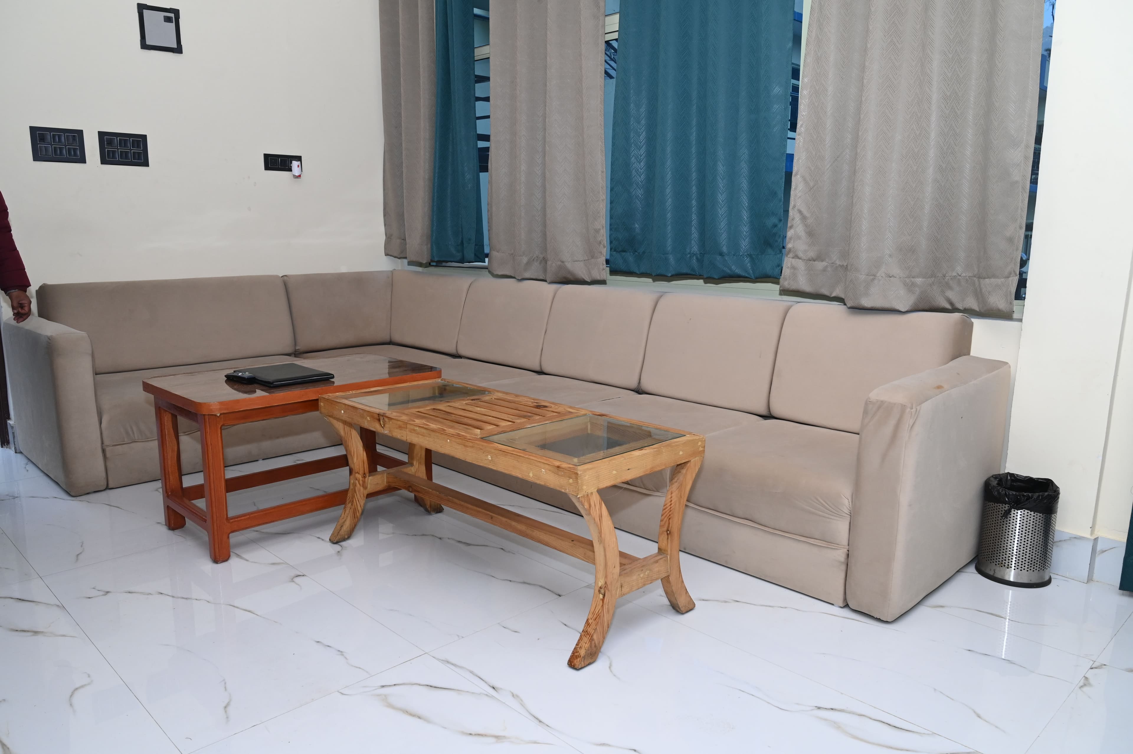 Swimming pool with mountain view